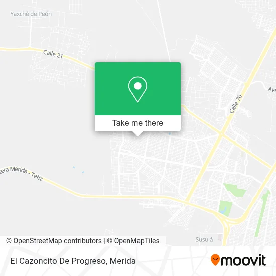 El Cazoncito De Progreso map