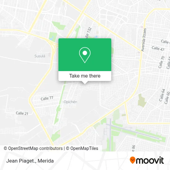 Jean Piaget. map