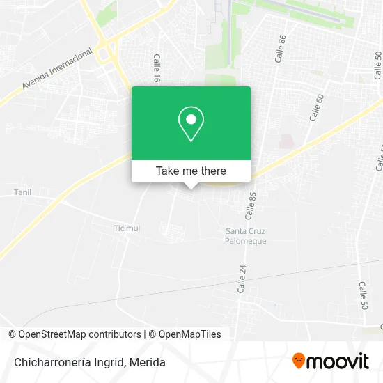 Chicharronería Ingrid map