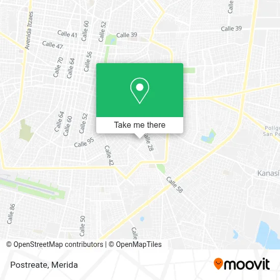 Postreate map