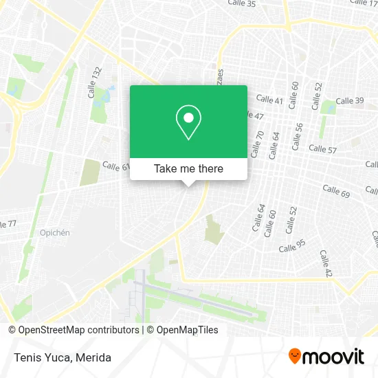 Tenis Yuca map