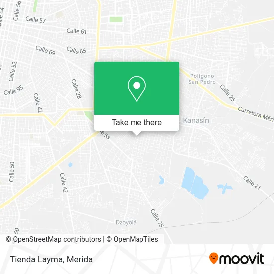 Tienda Layma map