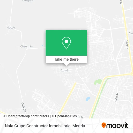 Nala Grupo Constructor Inmobiliario map