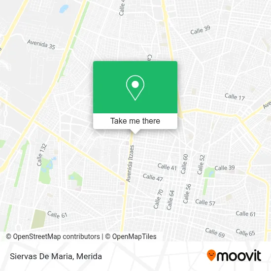 Siervas De Maria map