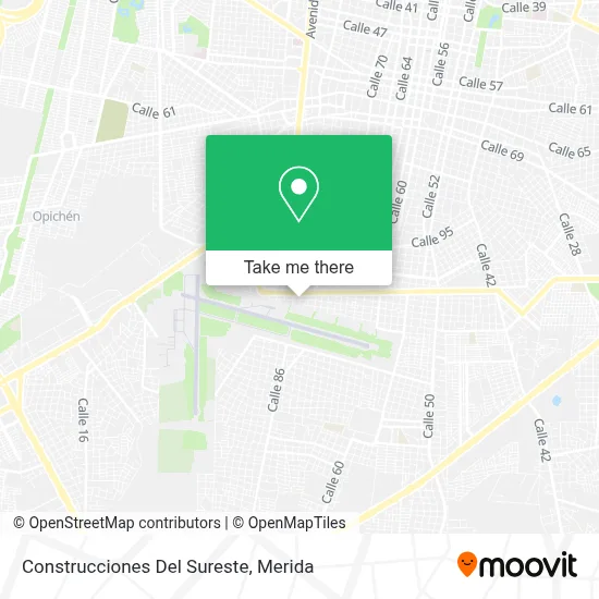 Construcciones Del Sureste map