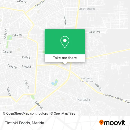 Tintinki Foods map