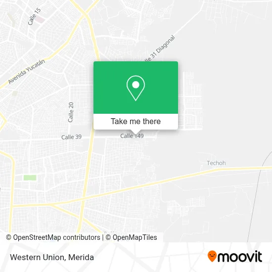 Western Union map
