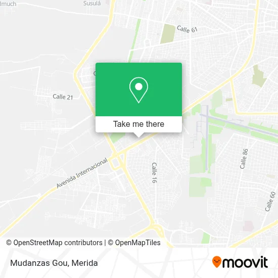 Mudanzas Gou map