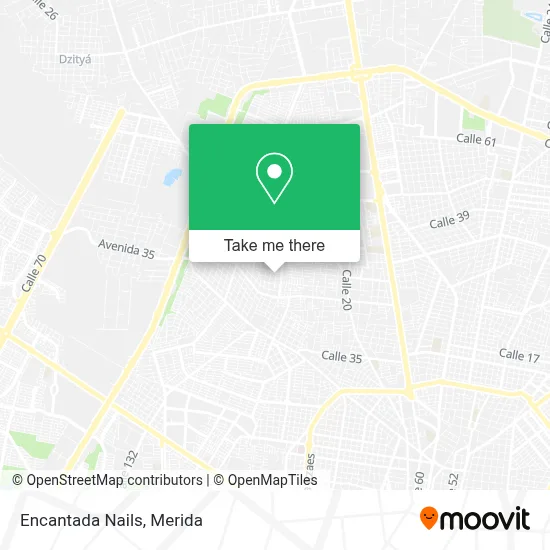 Encantada Nails map