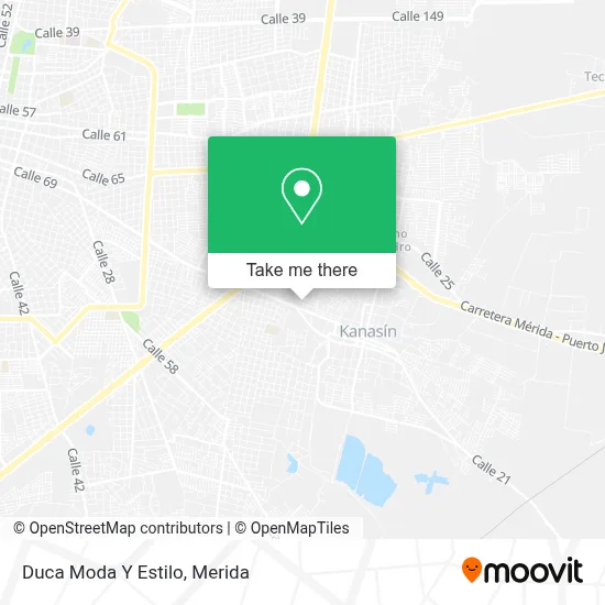 Mapa de Duca Moda Y Estilo