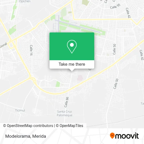 Modelorama map