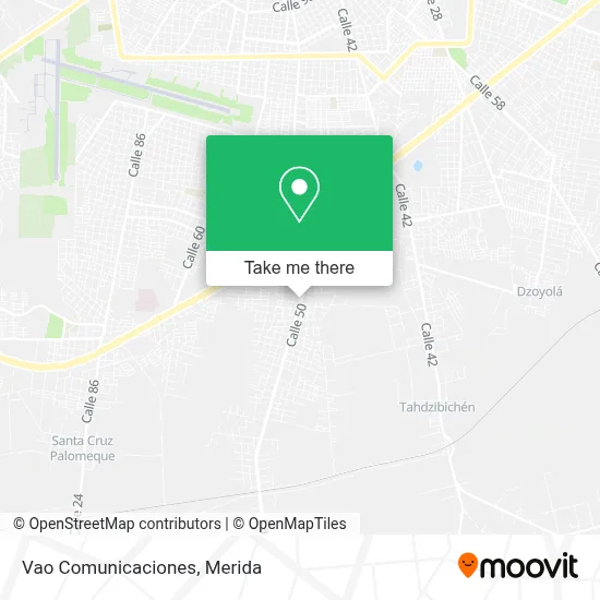 Vao Comunicaciones map