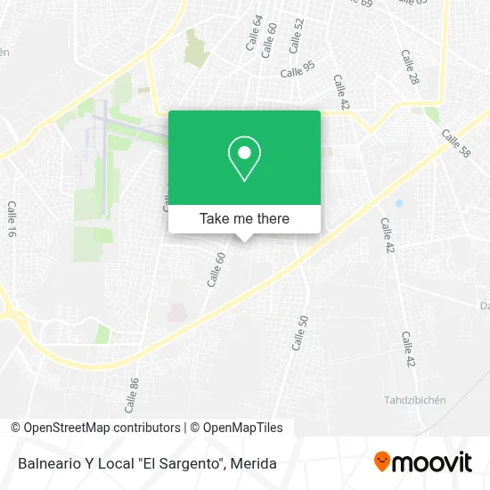 Balneario Y Local "El Sargento" map
