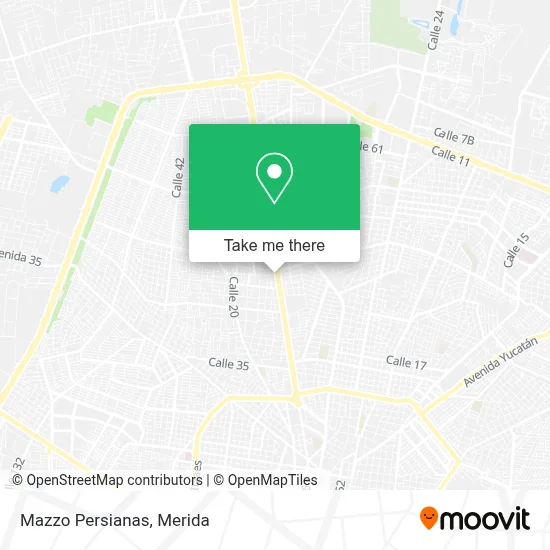 Mazzo Persianas map
