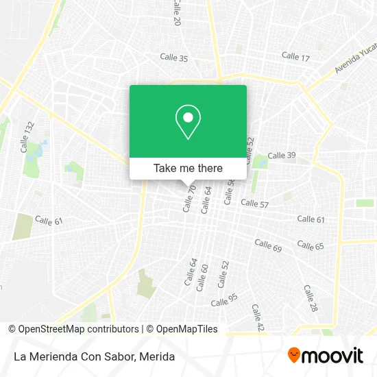 La Merienda Con Sabor map