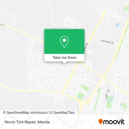 Nico's Tyre Repair map