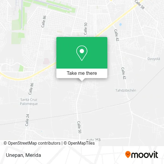 Unepan map