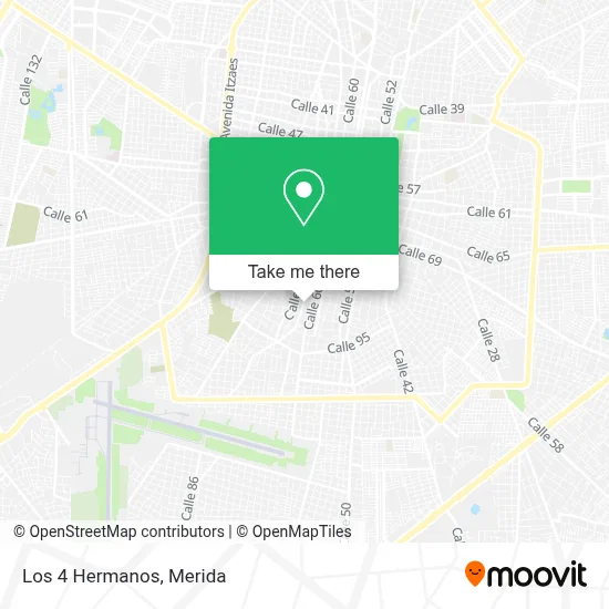 Los 4 Hermanos map