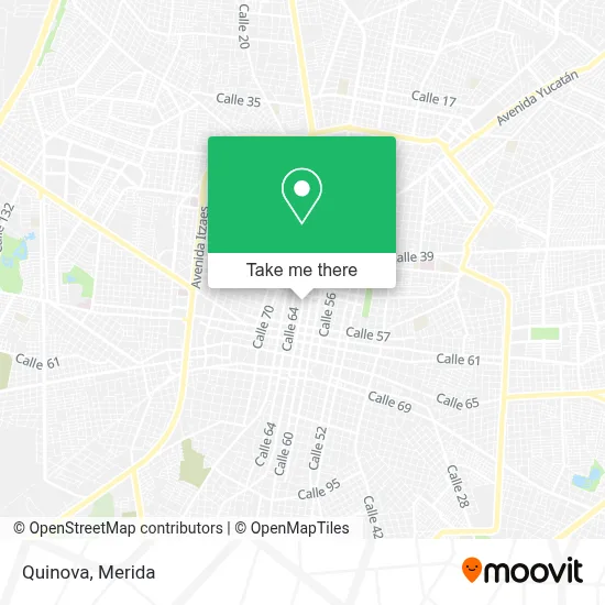 Quinova map