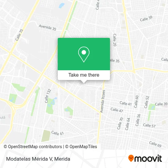 Modatelas Mérida V map