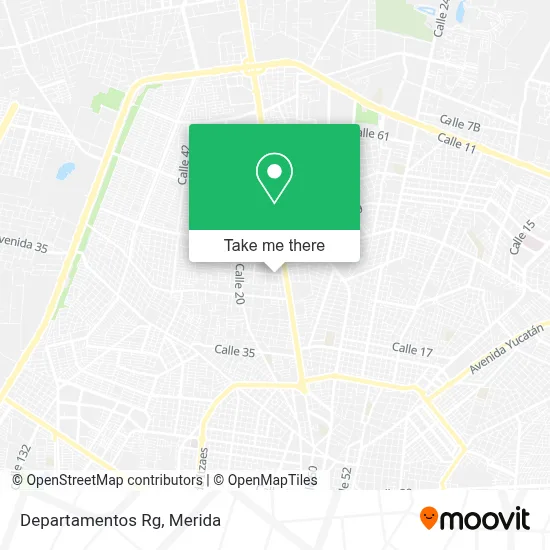 Departamentos Rg map