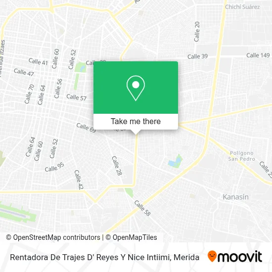 Rentadora De Trajes D' Reyes Y Nice Intiimi map