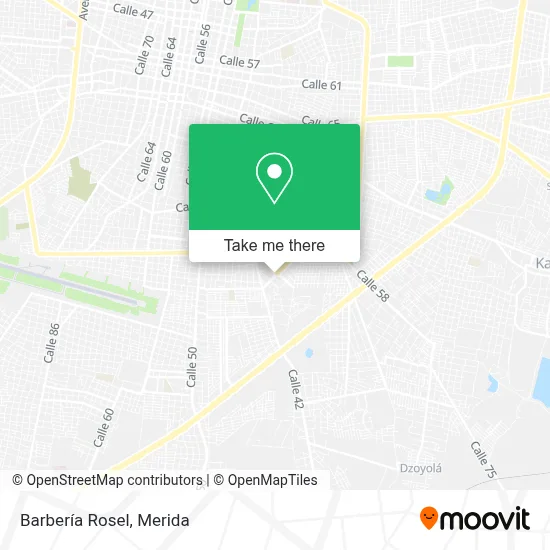 Barbería Rosel map