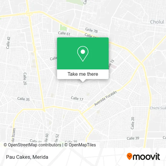 Pau Cakes map