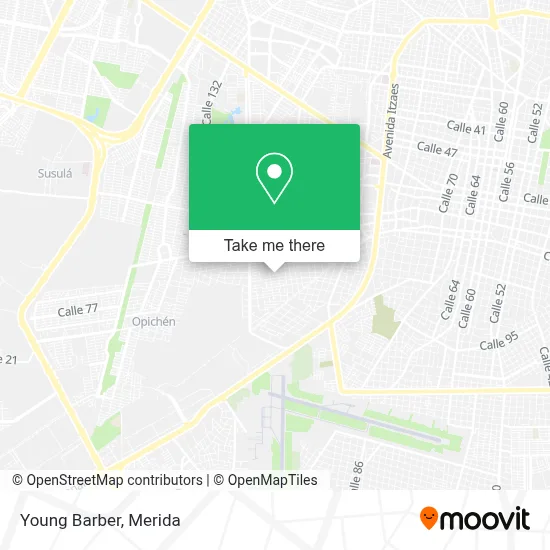 Young Barber map