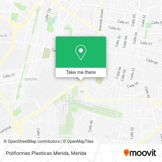 Poliformas Plasticas Merida map