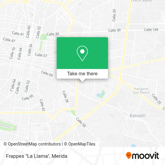 Frappes "La Llama" map