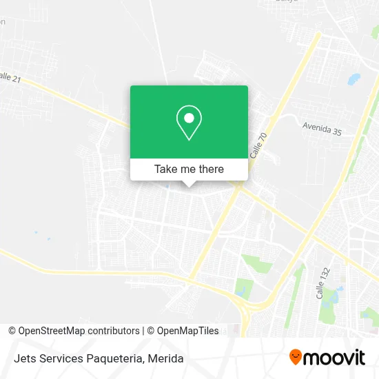 Jets Services Paqueteria map
