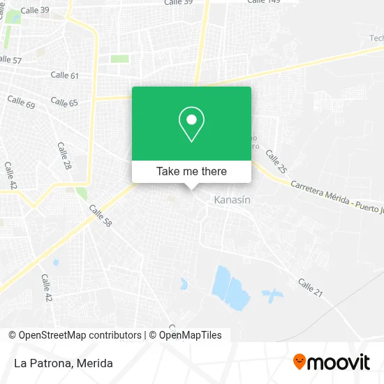 La Patrona map