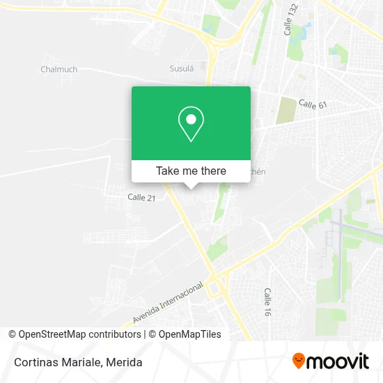 Cortinas Mariale map