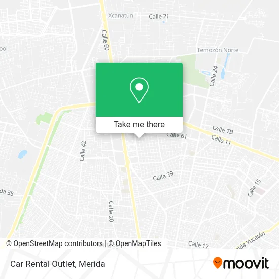 Car Rental Outlet map