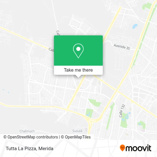 Tutta La Pizza map
