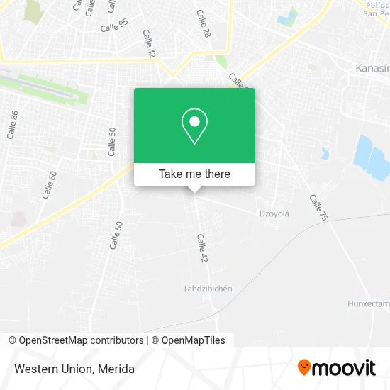 Western Union map