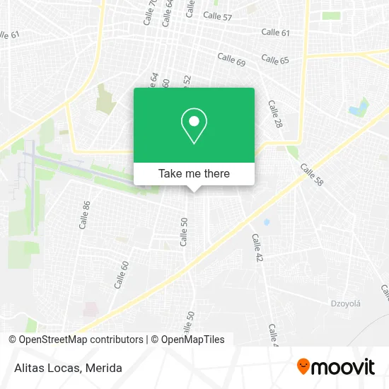 Alitas Locas map