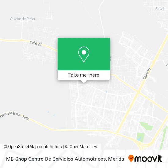 MB Shop Centro De Servicios Automotrices map