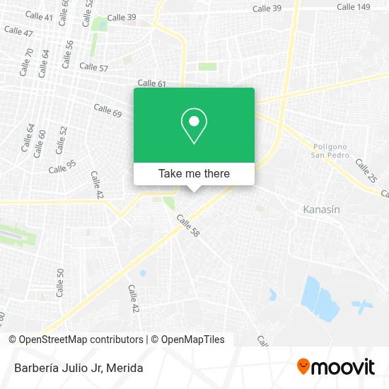 Barbería Julio Jr map