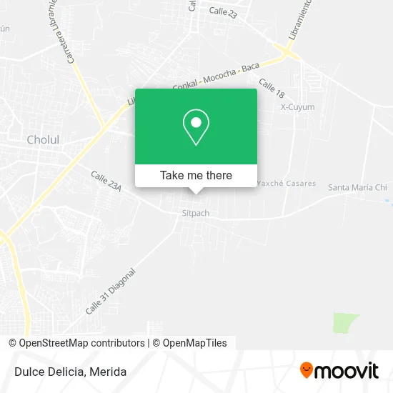 Dulce Delicia map