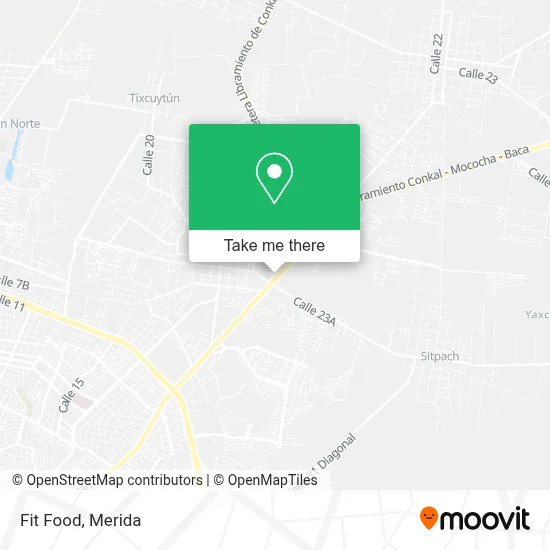 Fit Food map