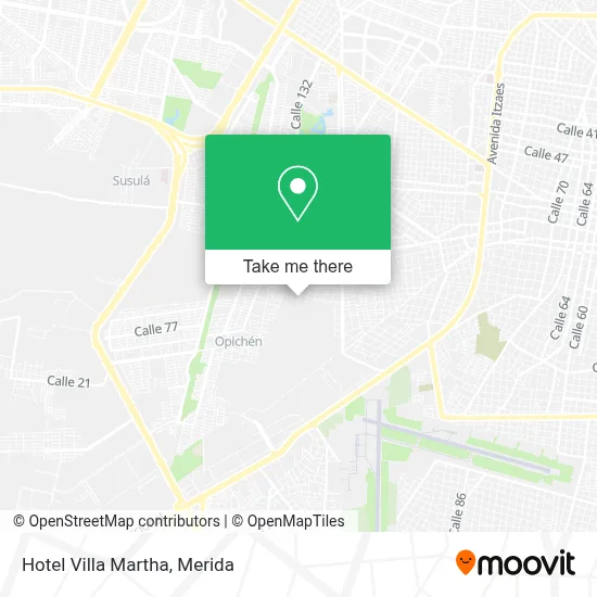 Hotel Villa Martha map
