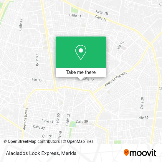 Alaciados Look Express map