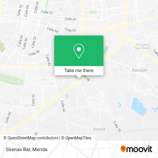 Sirenas Bar map