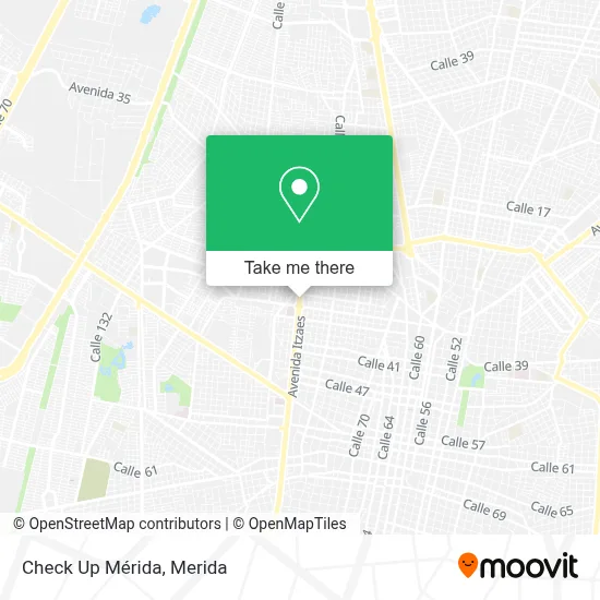 Check Up Mérida map