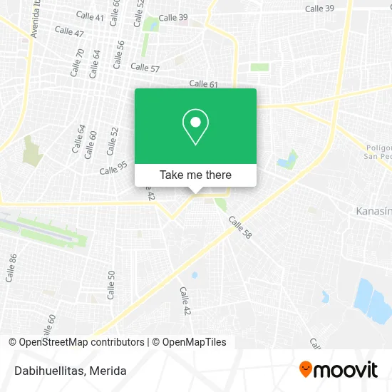 Dabihuellitas map