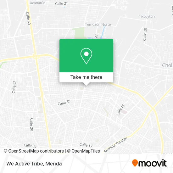 We Active Tribe map