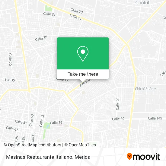 Mesinas Restaurante Italiano map