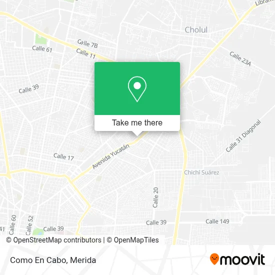 Como En Cabo map